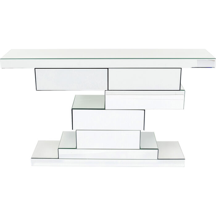 Brick Mirror console